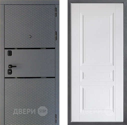 Входная металлическая Дверь Дверной континент Диамант Дизайн ФЛ-243 Альберо Браш серебро в Серпухове