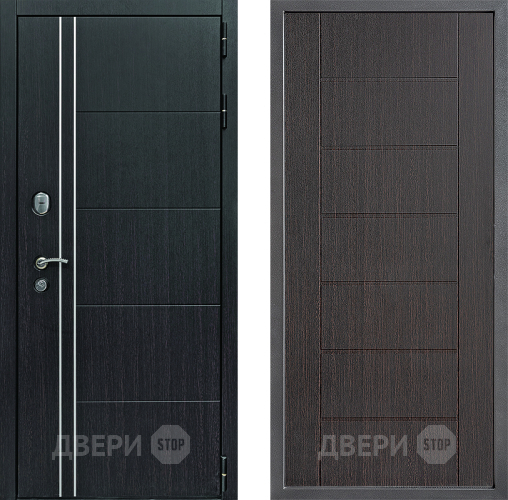 Дверь Дверной континент Теплолюкс Дизайн ФЛ-Лайн Венге в Серпухове