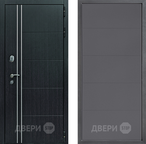 Дверь Дверной континент Теплолюкс Дизайн ФЛ-649 Графит софт в Серпухове