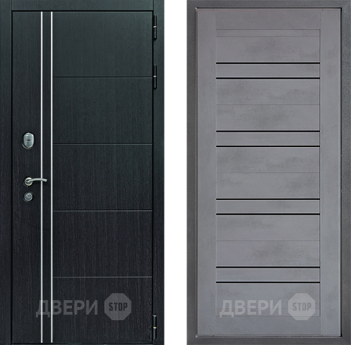 Дверь Дверной континент Теплолюкс Дизайн ФЛ-49 Бетон серый в Серпухове