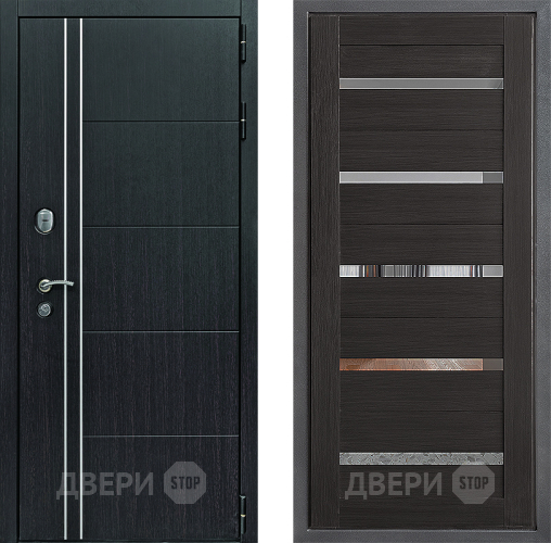 Дверь Дверной континент Теплолюкс Дизайн ФЛ-47 Венге в Серпухове