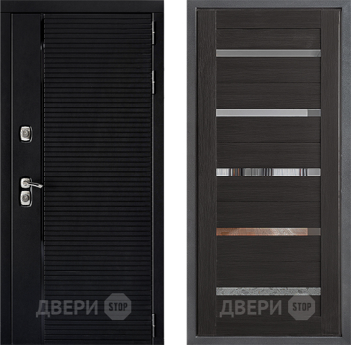 Входная металлическая Дверь Дверной континент ДК-1 ФЛ-47 Венге в Серпухове