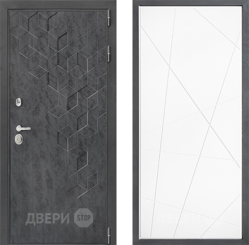 Дверь Дверной континент ДК-3/713 ФЛ-655 Белый софт в Серпухове