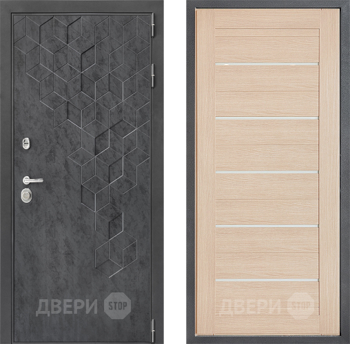 Входная металлическая Дверь Дверной континент ДК-3/713 ФЛ-46 Капучино в Серпухове