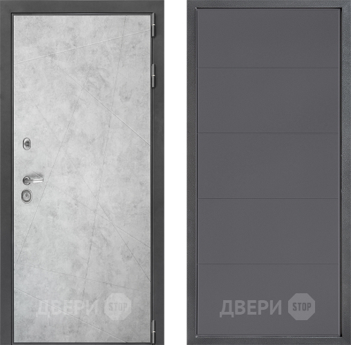 Дверь Дверной континент ДК-3/743 ФЛ-649 Графит софт в Серпухове