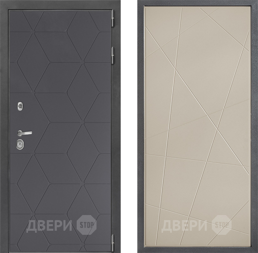 Входная металлическая Дверь Дверной континент ДК-3/744 ФЛ-655 Капучино в Серпухове