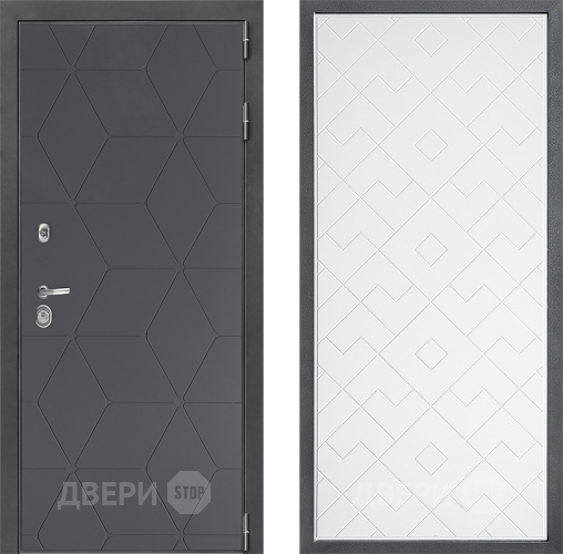 Дверь Дверной континент ДК-3/744 ФЛ-Тиффани Белый софт в Серпухове