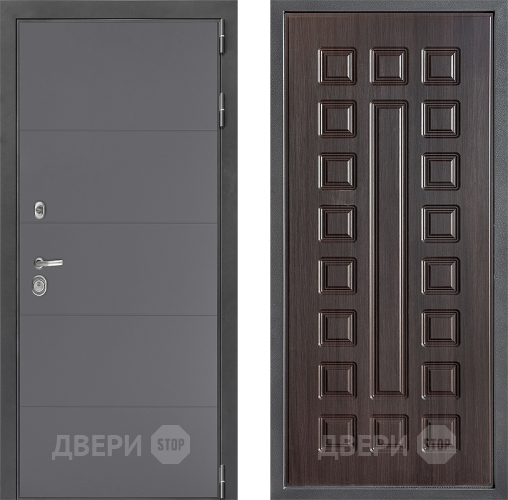 Входная металлическая Дверь Дверной континент ДК-3/649 ФЛ-183 Венге в Серпухове