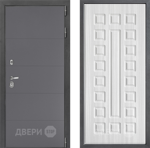 Входная металлическая Дверь Дверной континент ДК-3/649 ФЛ-183 Сандал белый в Серпухове