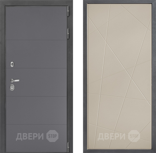 Входная металлическая Дверь Дверной континент ДК-3/649 ФЛ-655 Капучино в Серпухове