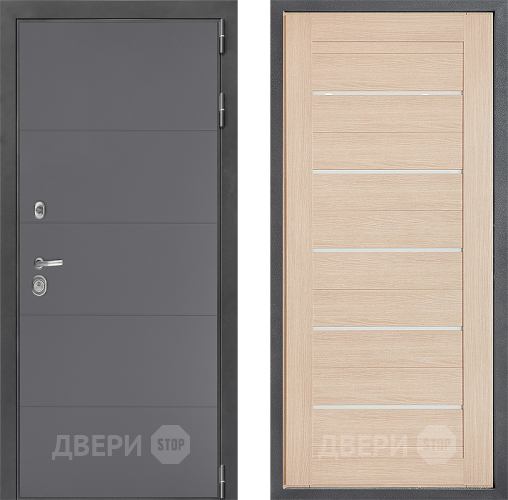Входная металлическая Дверь Дверной континент ДК-3/649 ФЛ-46 Капучино в Серпухове