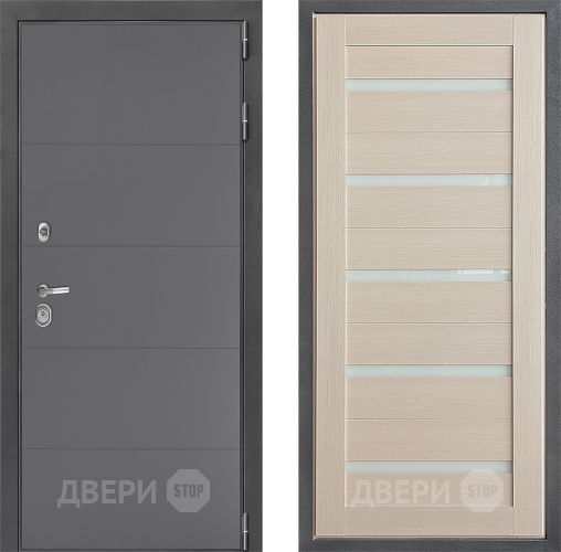 Входная металлическая Дверь Дверной континент ДК-3/649 ФЛ-47 Капучино в Серпухове