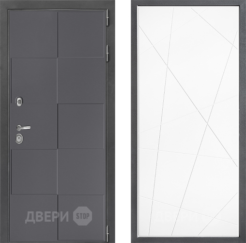 Дверь Дверной континент ДК-3/606 ФЛ-655 Белый софт в Серпухове