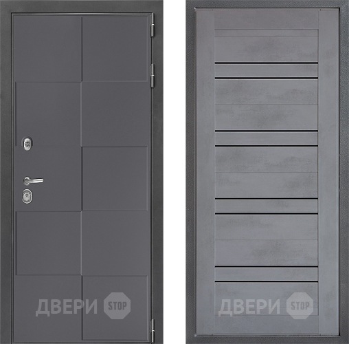 Дверь Дверной континент ДК-3/606 ФЛ-49 Бетон серый в Серпухове