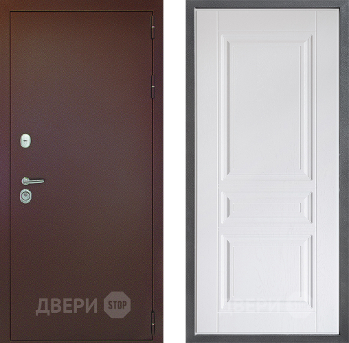 Дверь Дверной континент Рубикон Медь Дизайн ФЛ-243 Альберо Браш серебро в Серпухове