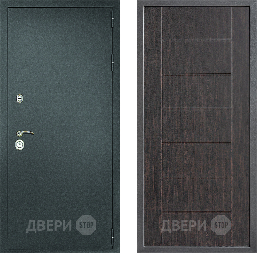 Дверь Дверной континент Рубикон Серебро Дизайн ФЛ-Лайн Венге в Серпухове
