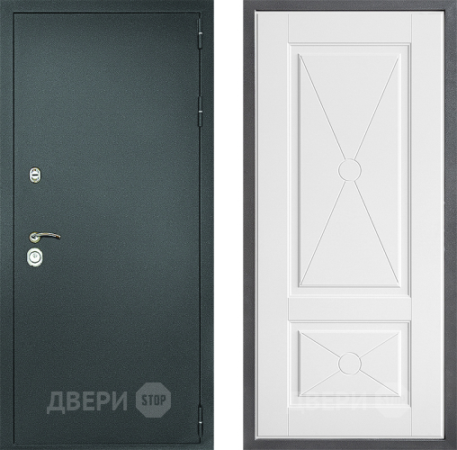 Входная металлическая Дверь Дверной континент Рубикон Серебро Дизайн ФЛ-617 Софт милк в Серпухове