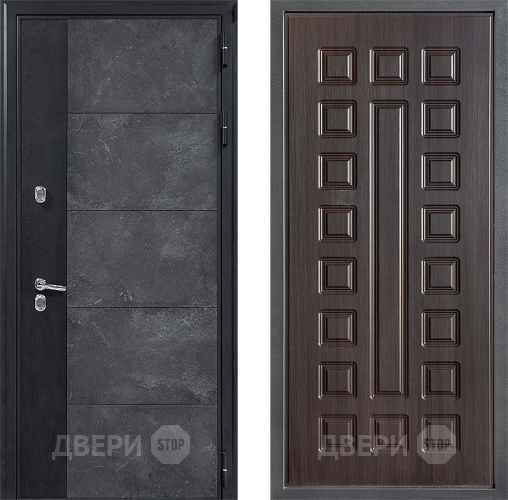 Дверь Дверной континент ДК-15 Бетон ТЕРМО ФЛ-183 Венге в Серпухове