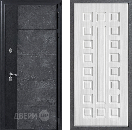 Входная металлическая Дверь Дверной континент ДК-15 Бетон ТЕРМО ФЛ-183 Сандал белый в Серпухове