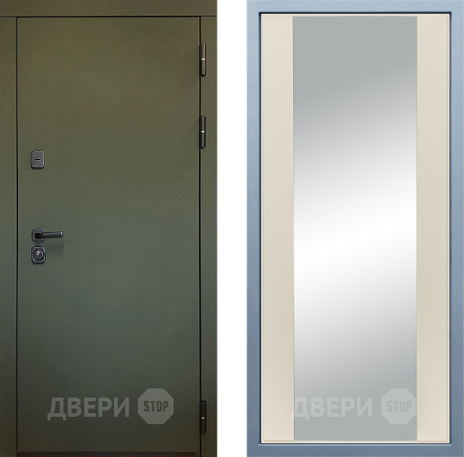 Дверь Дива МД-61 Д-15 Зеркало Шампань в Серпухове