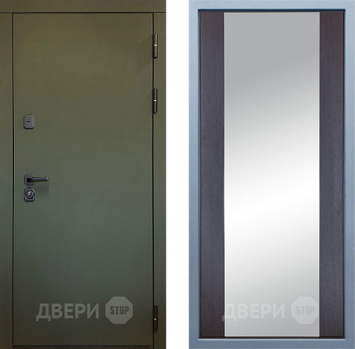 Дверь Дива МД-61 Д-15 Зеркало Венге в Серпухове