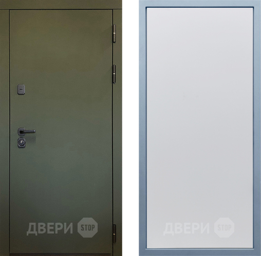 Входная металлическая Дверь Дива МД-61 Н-1 Белый в Серпухове