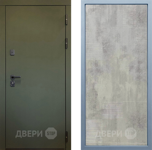 Дверь Дива МД-61 Д-4 Бетон темный в Серпухове