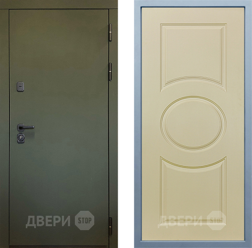 Входная металлическая Дверь Дива МД-61 Д-8 Шампань в Серпухове