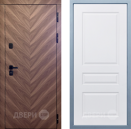 Входная металлическая Дверь Дива МД-98 Д-13 Белый в Серпухове