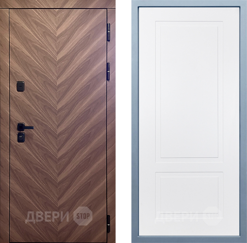 Входная металлическая Дверь Дива МД-98 Н-7 Белый в Серпухове