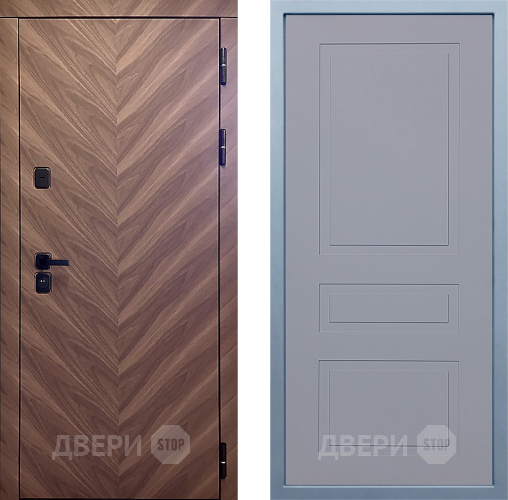 Входная металлическая Дверь Дива МД-98 Н-13 Силк Маус в Серпухове