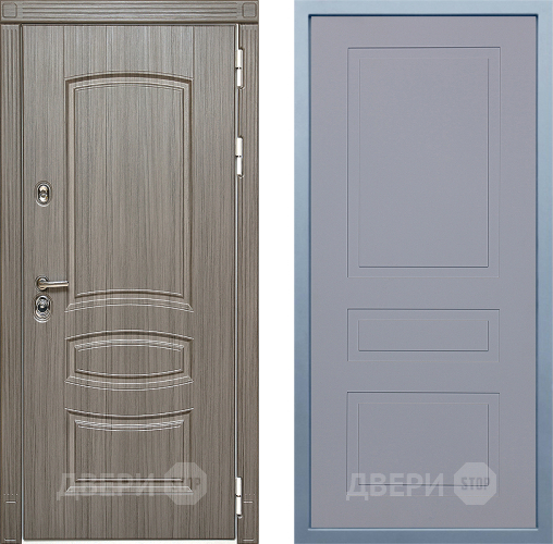 Входная металлическая Дверь Дива МД-42 Н-13 Силк Маус в Серпухове