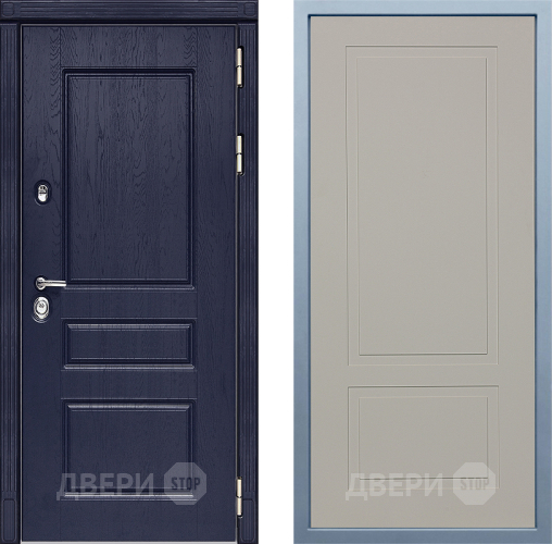 Входная металлическая Дверь Дива МД-45 Н-7 Шампань в Серпухове