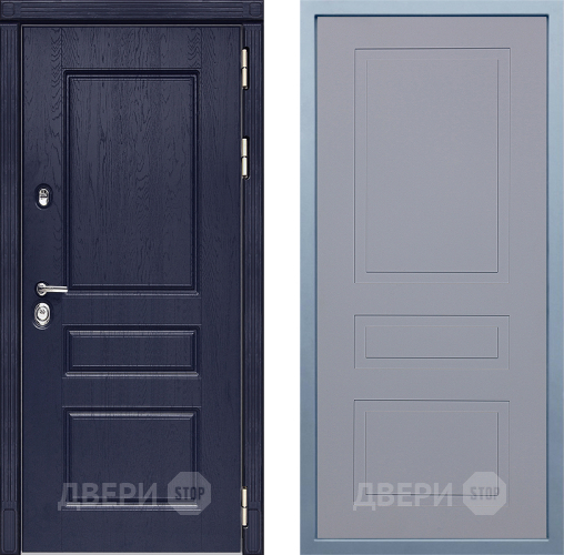 Входная металлическая Дверь Дива МД-45 Н-13 Силк Маус в Серпухове