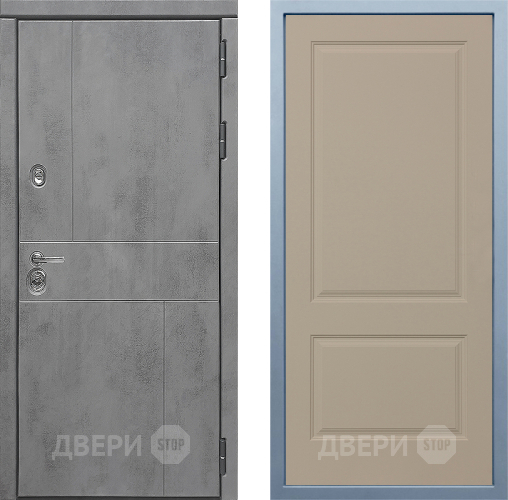 Входная металлическая Дверь Дива МД-48 Д-7 Шампань в Серпухове