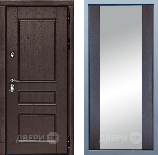 Дверь Дива МД-90 Д-15 Зеркало Венге в Серпухове