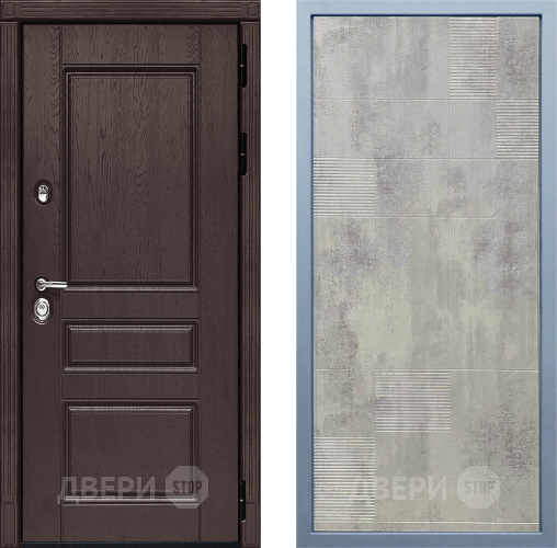 Дверь Дива МД-90 Д-4 Бетон темный в Серпухове