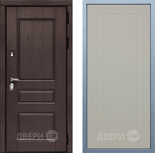 Входная металлическая Дверь Дива МД-90 Н-10 Шампань в Серпухове