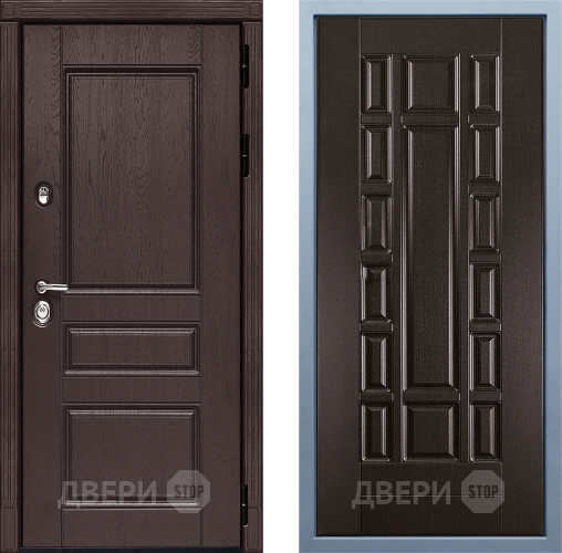 Входная металлическая Дверь Дива МД-90 М-2 Венге в Серпухове
