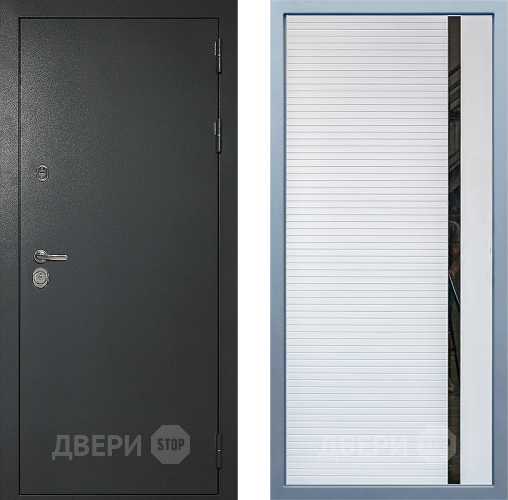 Входная металлическая Дверь Дива МД-40 Титан МХ-45 Белый матовый в Серпухове