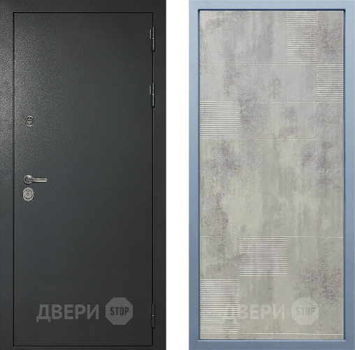 Дверь Дива МД-40 Титан Д-4 Бетон темный в Серпухове
