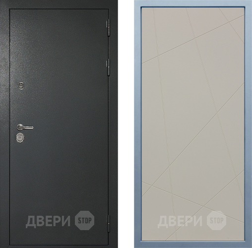 Входная металлическая Дверь Дива МД-40 Титан Д-11 Шампань в Серпухове