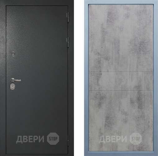 Дверь Дива МД-40 Титан М-1 Бетон темный в Серпухове
