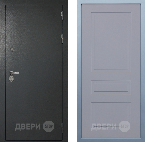 Входная металлическая Дверь Дива МД-40 Титан Н-13 Силк Маус в Серпухове