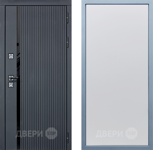 Входная металлическая Дверь Дива МХ-46 STR Н-1 Белый в Серпухове