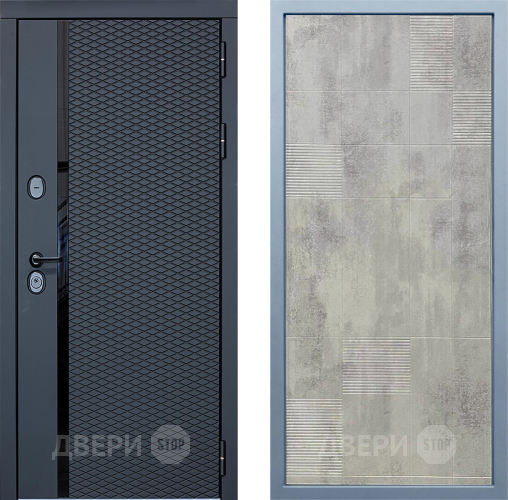 Дверь Дива МХ-47 STR Д-4 Бетон темный в Серпухове
