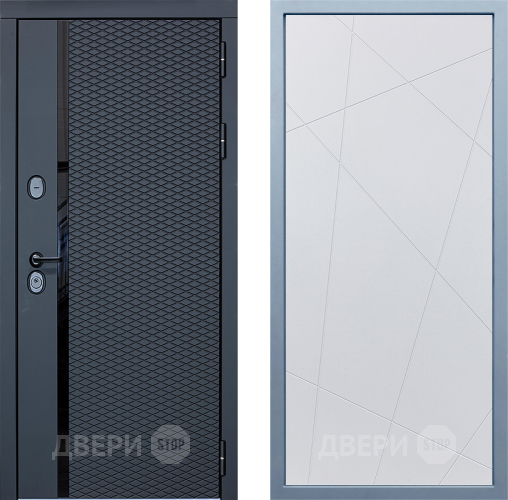 Входная металлическая Дверь Дива МХ-47 STR Д-11 Белый в Серпухове