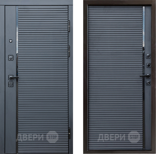 Входная металлическая Дверь Престиж Черная Линия Porte Черный кварц в Серпухове