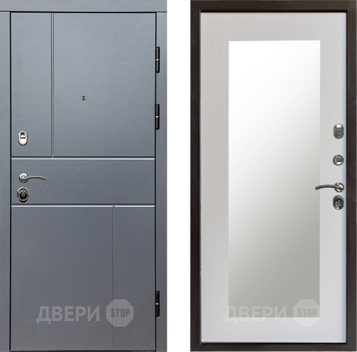 Дверь Престиж Горизонт Грэй Зеркло Пастораль Лиственница белая в Серпухове