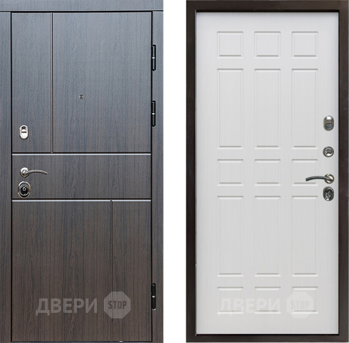 Входная металлическая Дверь Престиж Горизонт Венге Спарта Лиственница белая в Серпухове